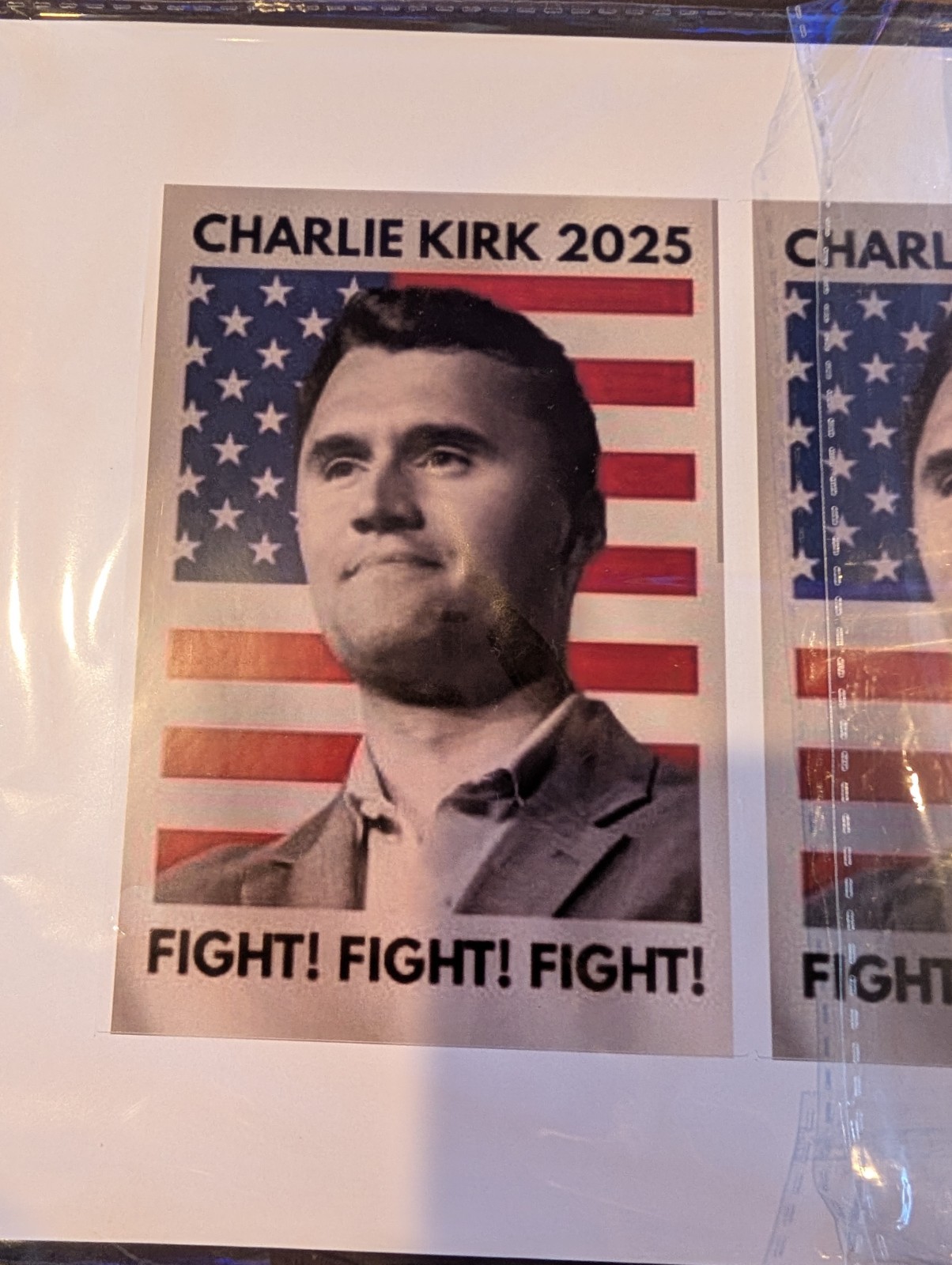 2pk Custom CHARLIE KIRK waterproof DECALS / STICKERS! High Quality!