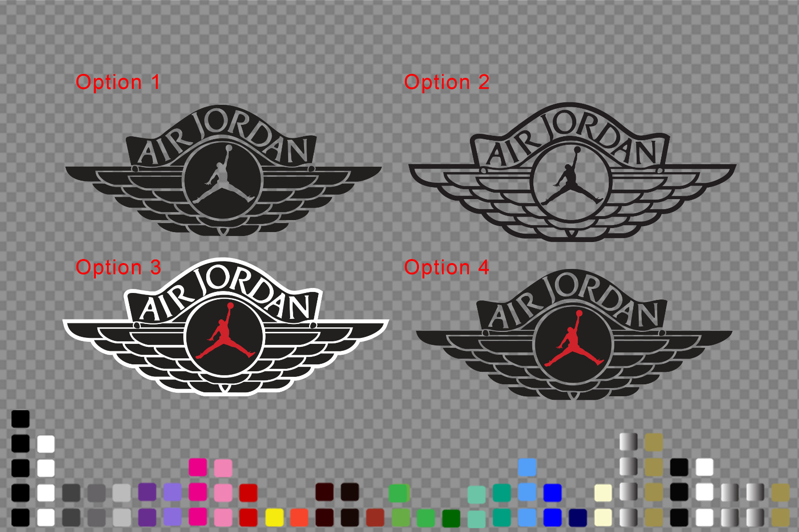 Michael Jordan Decal Jumpman Sticker Basketball Wall Car Laptop Boys Room