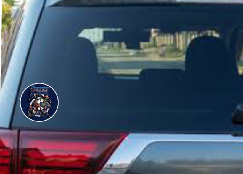 Avengers – Endgame – 4" Vinyl Decal Sticker Car Cooler Laptop Truck Trailer