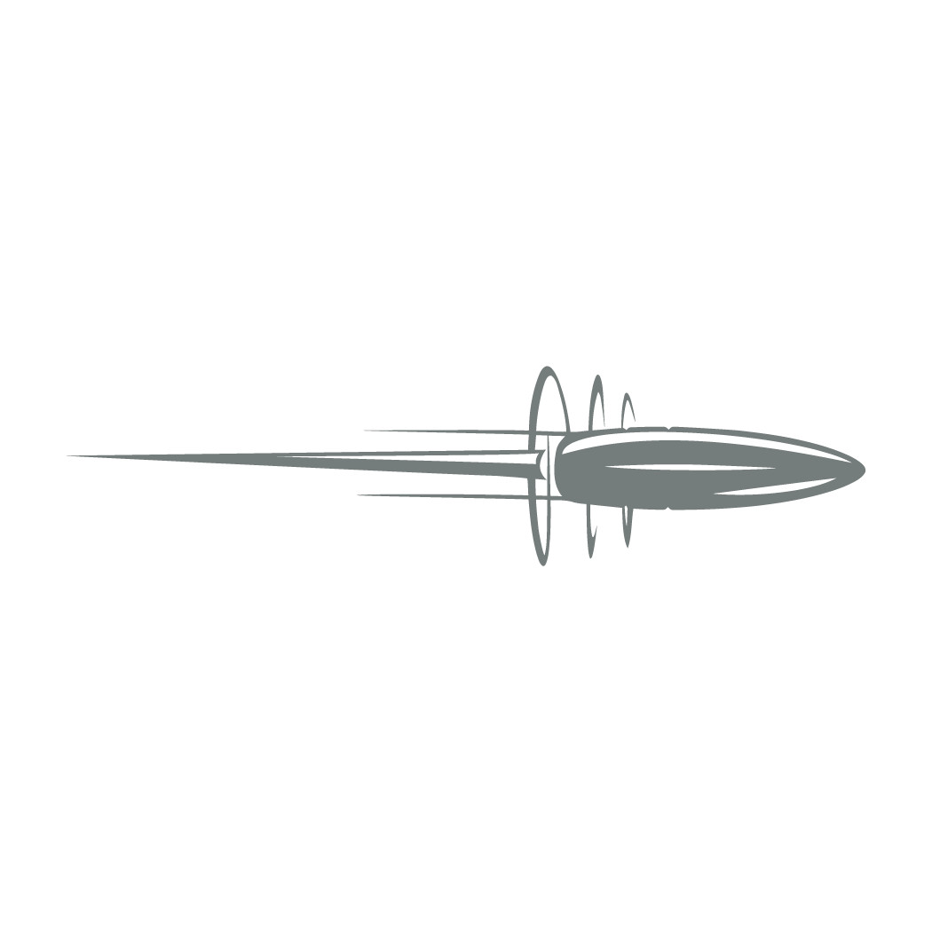 Flying Bullet Die cut decals