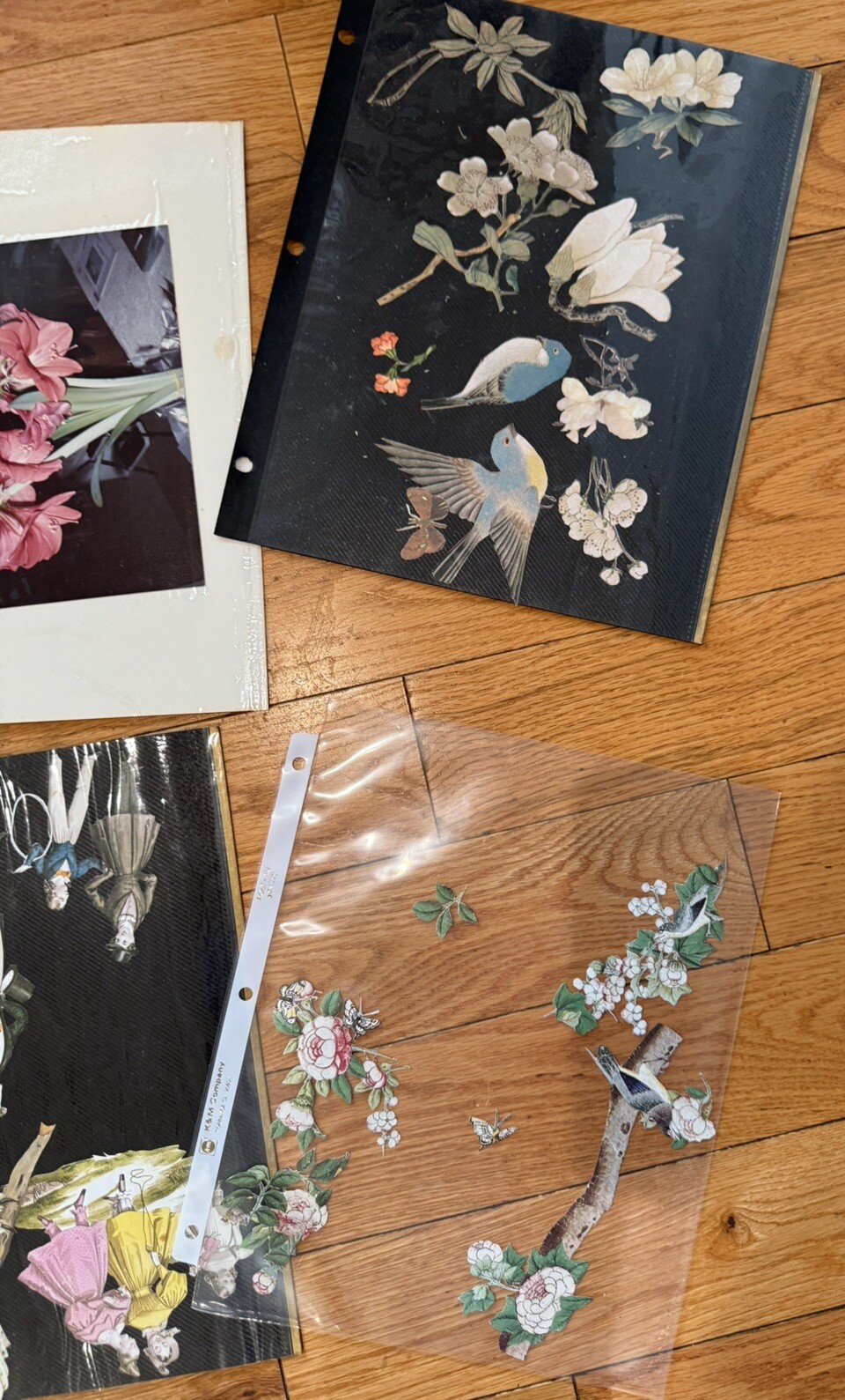 Decoupage Cutouts Vintage Floral Birds Animals People Vintage