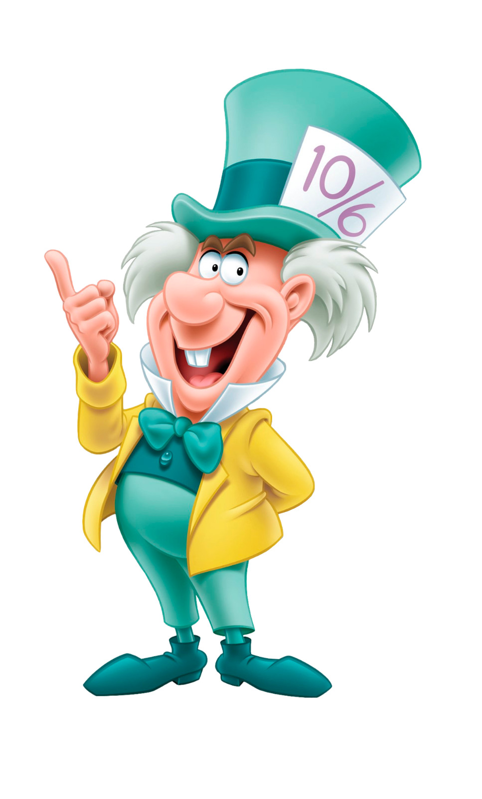 Mad hatter sticker alice in wonderland weatherproof bumper vinyl decal