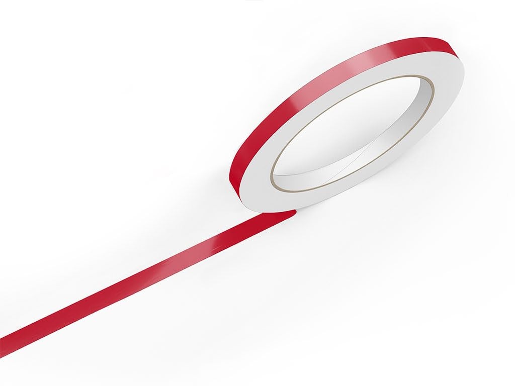 Vinyl Pinstriping Tape Dark Red 3/4" x 150ft UV Resistant Auto Decal Stripes