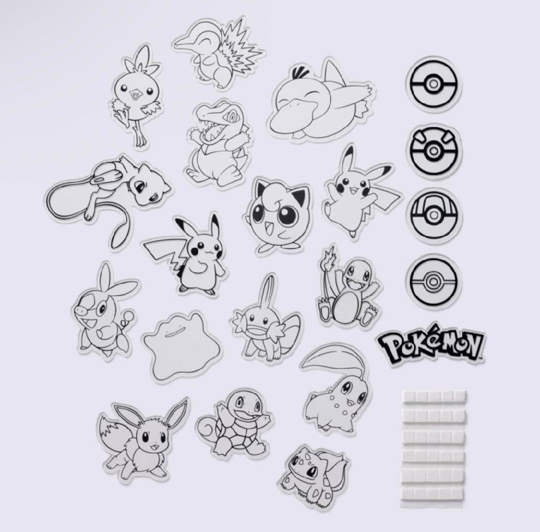 Target X Pokemon Glow-In-The-Dark Wall Sticker