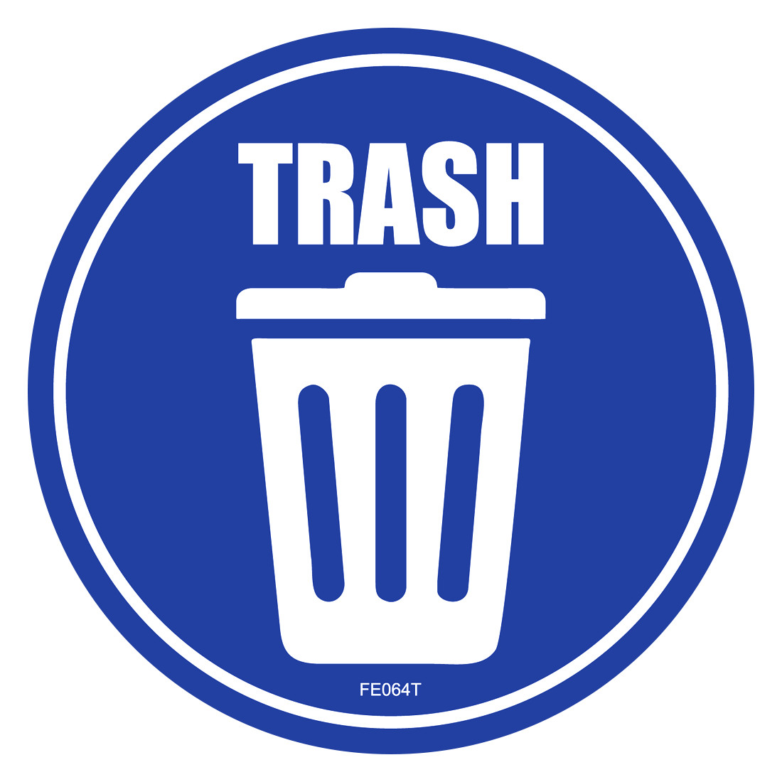 Trash Recycle Sticker – Home Office Container Symbol Vinyl Decal Choose Size