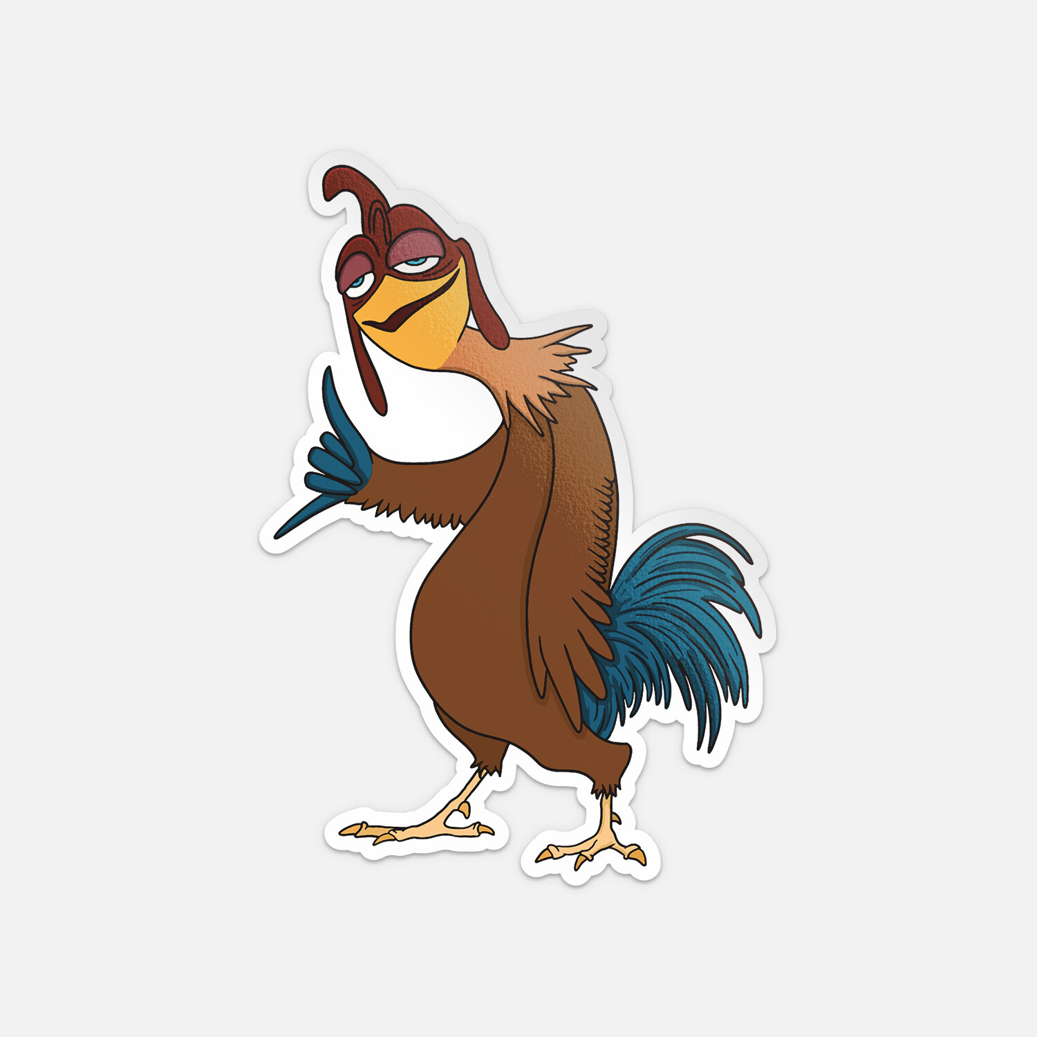 Chicken Joe Is A Vibe Car Bumper Vinyl Sticker Decal
