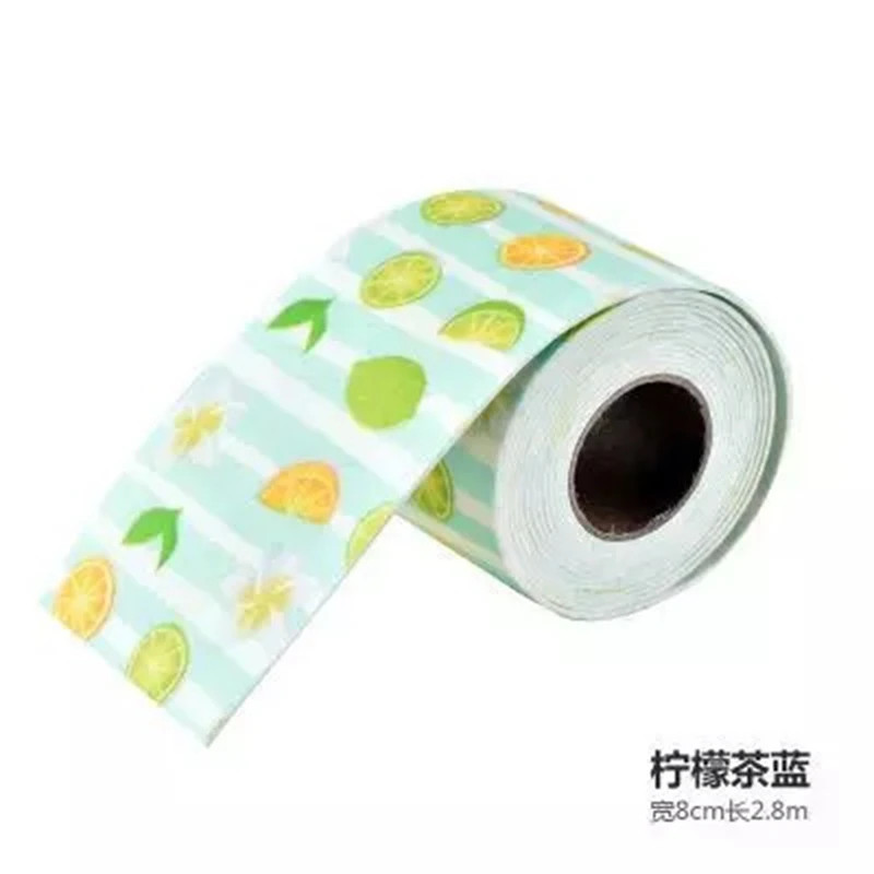 1Pc Bathroom Waterproof Wall Stickers Sealing Tapes PVC Adhesive Sealing Strips