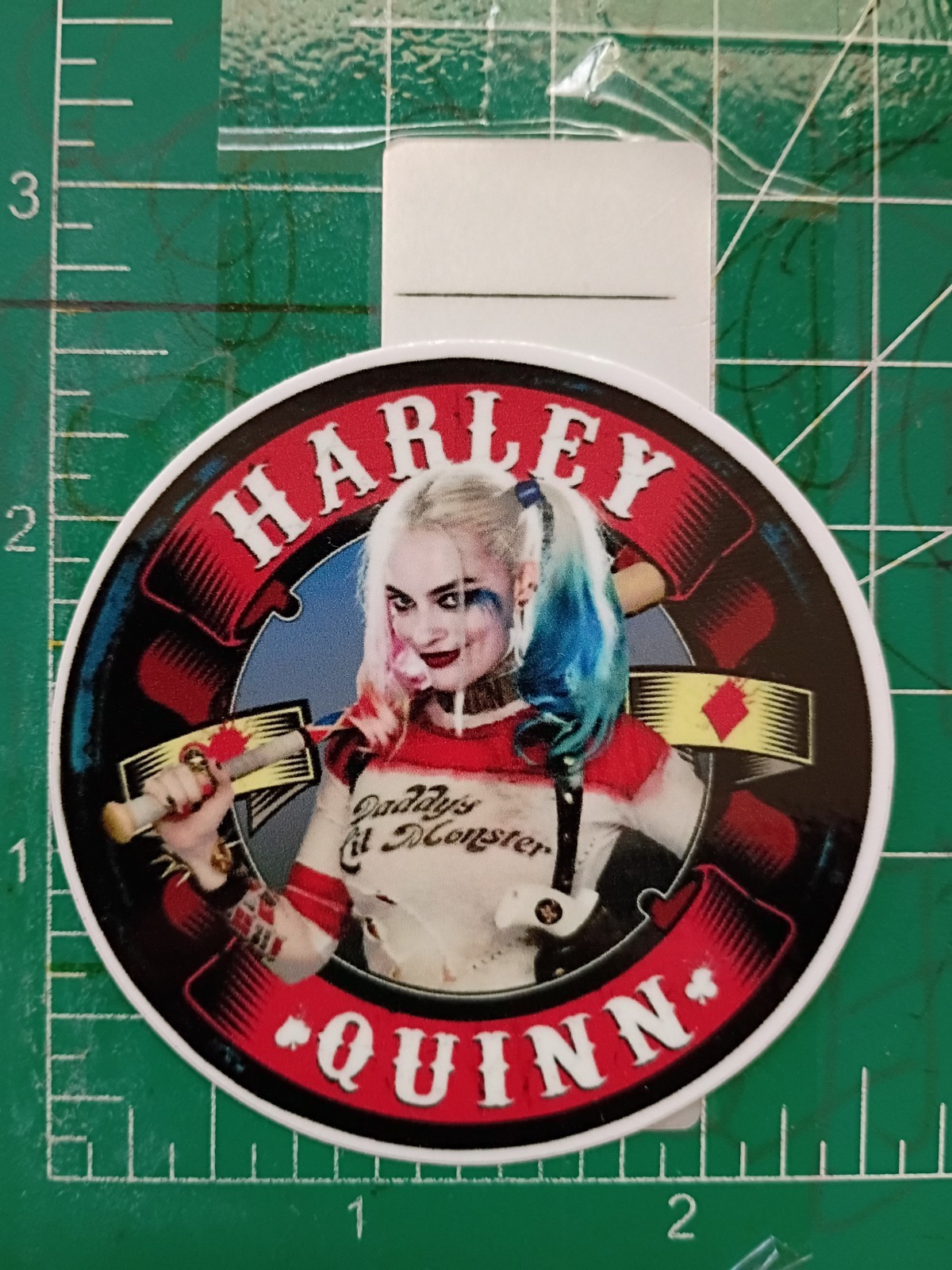 HARLEY QUINN STICKER X VYNIL HIGH-GLOSS DIE-CUT STICKER X 2.5X2.5 INCH STICKER