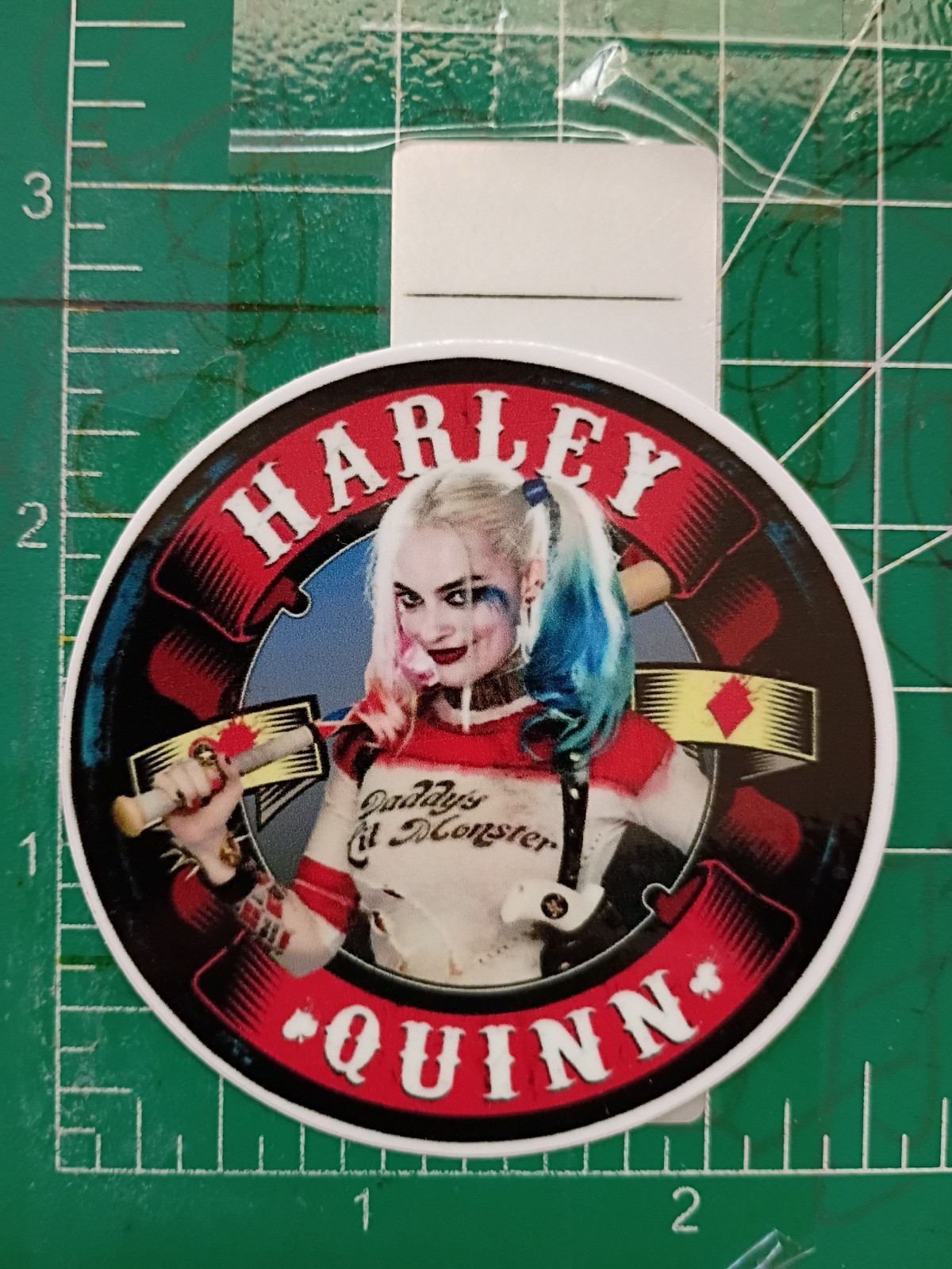 HARLEY QUINN STICKER X VYNIL HIGH-GLOSS DIE-CUT STICKER X 2.5X2.5 INCH STICKER