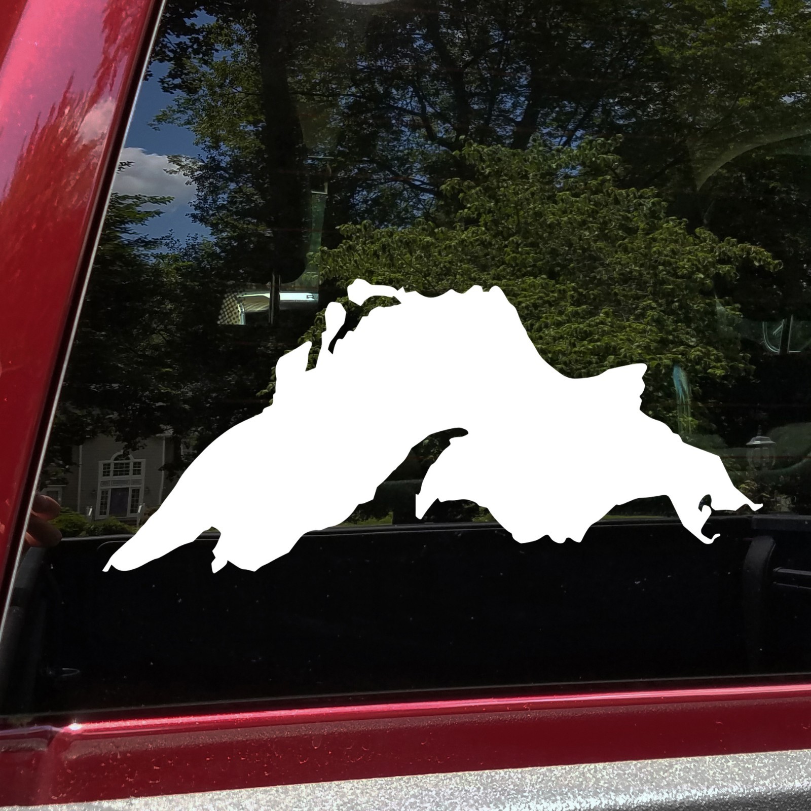 Lake Superior Vinyl Decal Sticker – Great Lakes Outline Map Car Window Boat Art