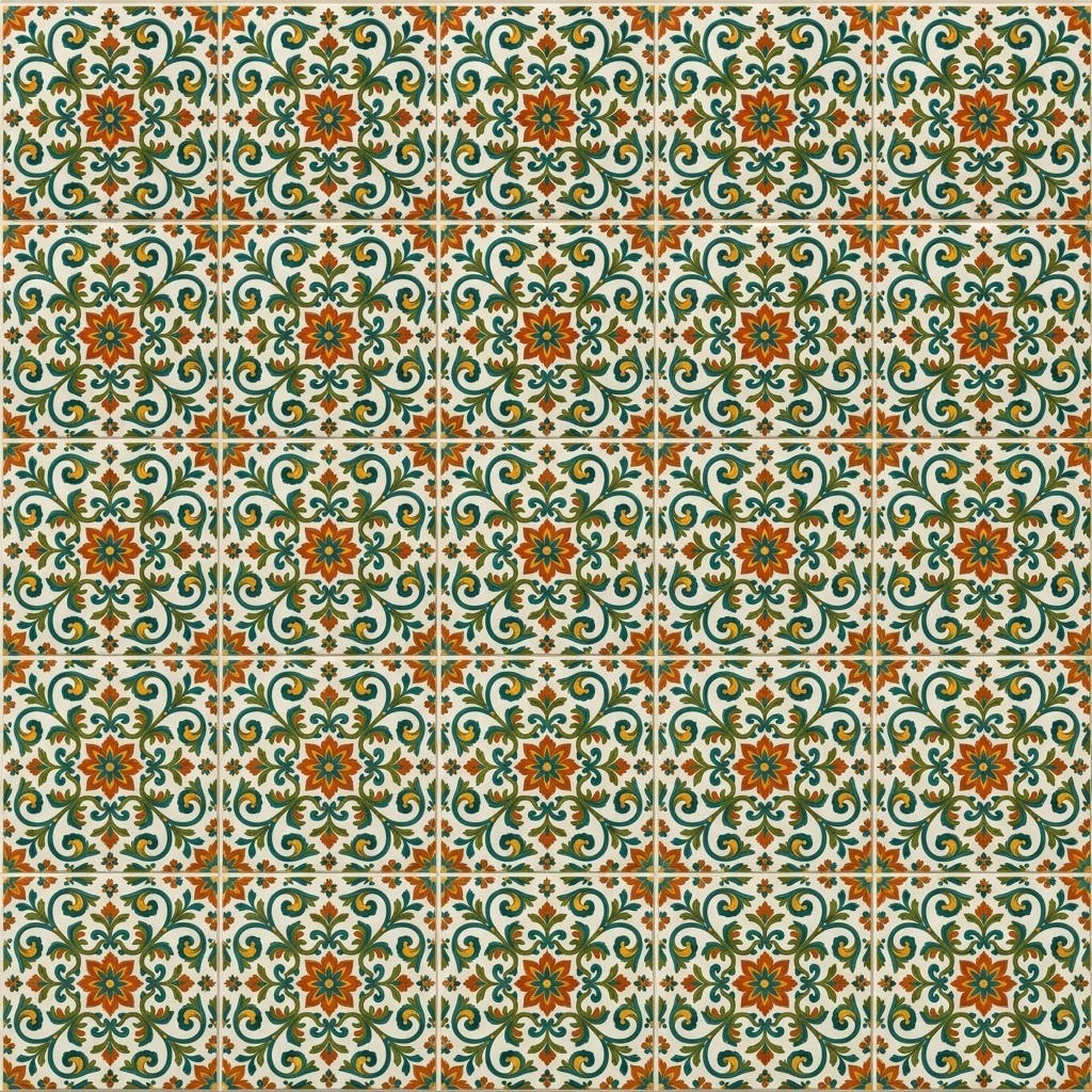 Peel and Stick Tile Stickers Terracotta Green Mediterranean Kitchen Backsplash