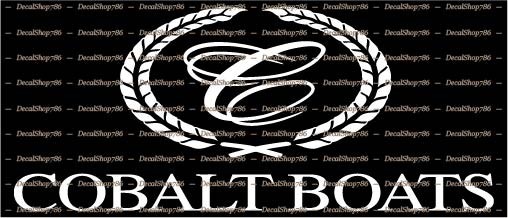 Cobalt Boats II – Outdoor Sports – Vinyl Die-Cut Peel N' Stick Decals / Stickers