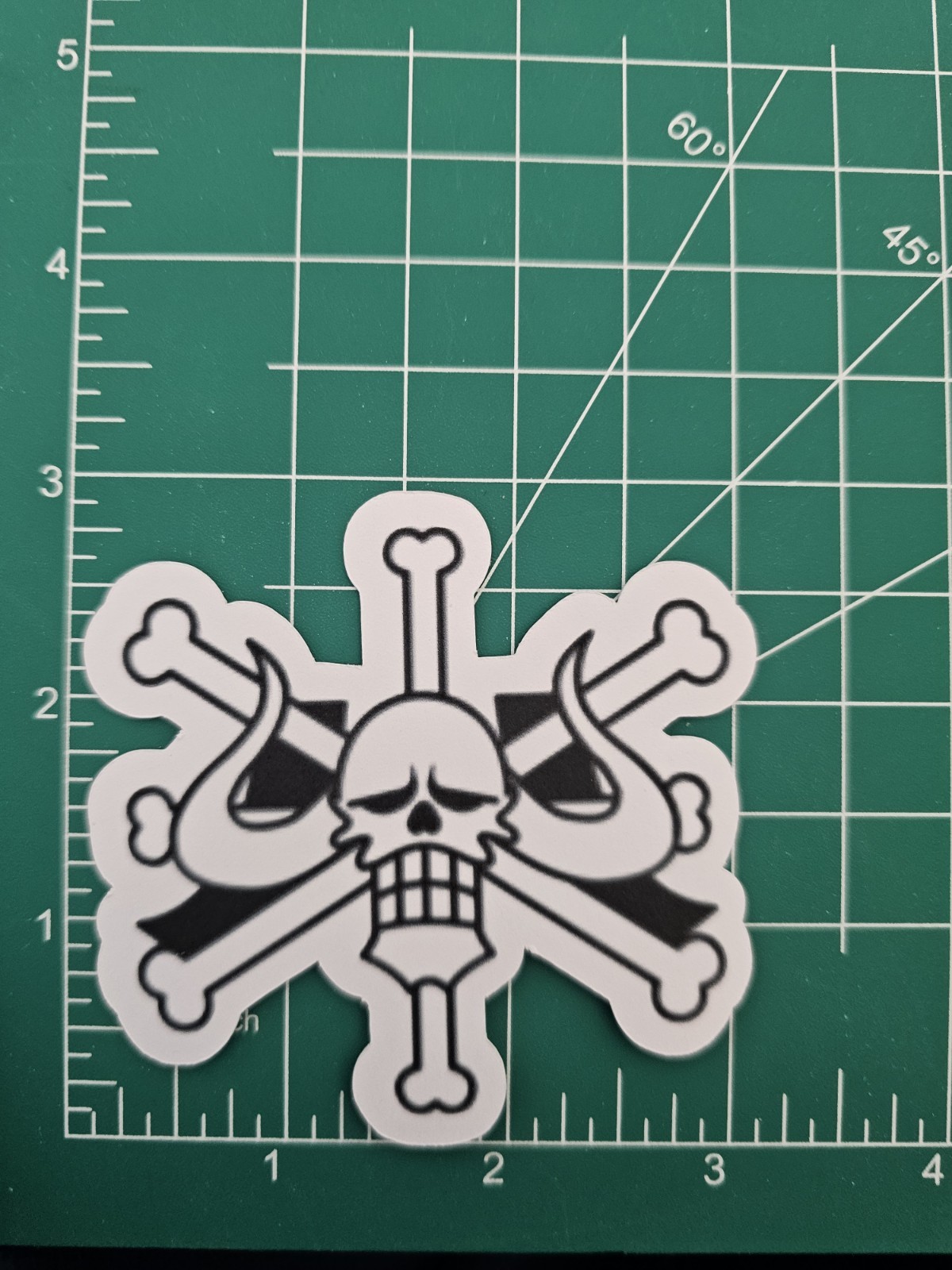 Matte Anime One Piece Stickers