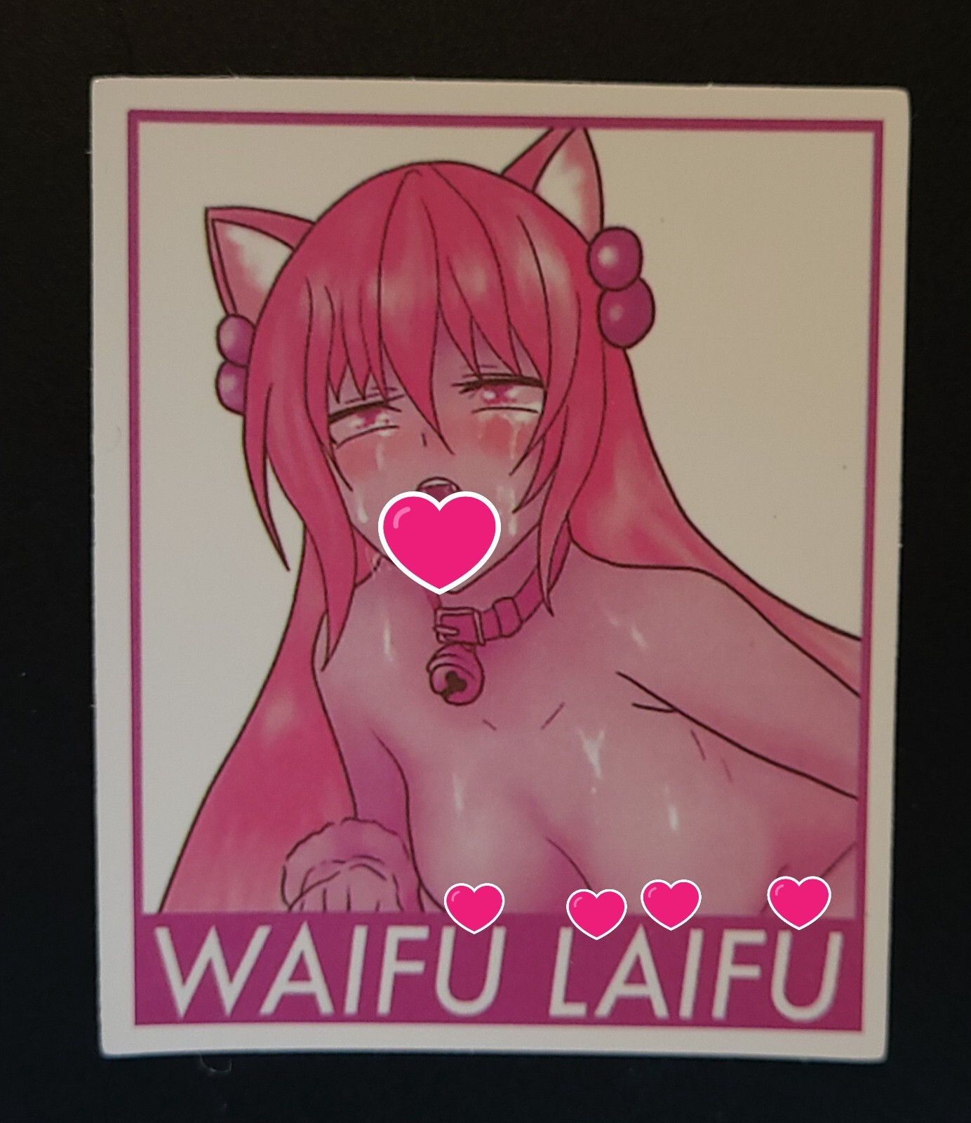 Anime Waifu Vinyl For Laptop, Phone, or Decal ~(2"X2.5")