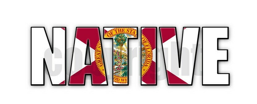 Florida Native Flag Stickers Florida Flag Decals Florida Flag Stickers