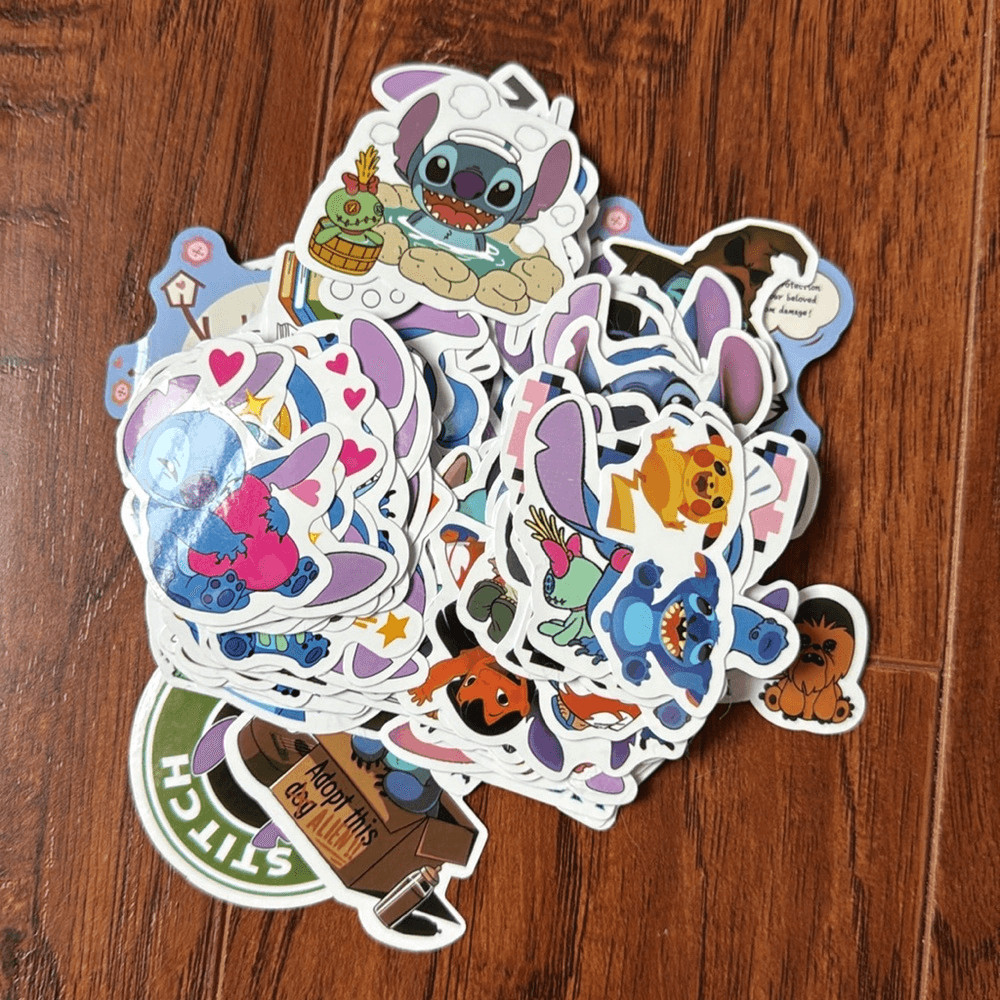 (100) Lilo & Stitch Stickers Decals Party Favors Scrapbooking