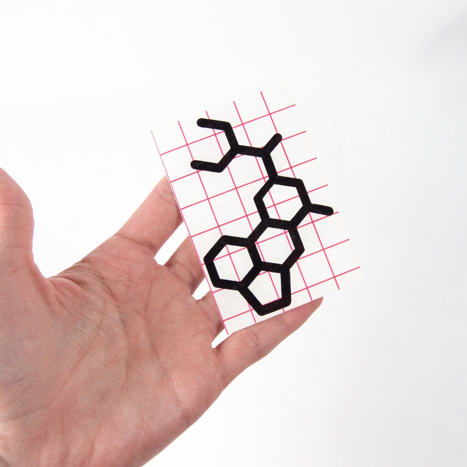 LSD Molecule Vinyl Sticker Psychedelic Trippy Car Decal Hippie Festival Laptop