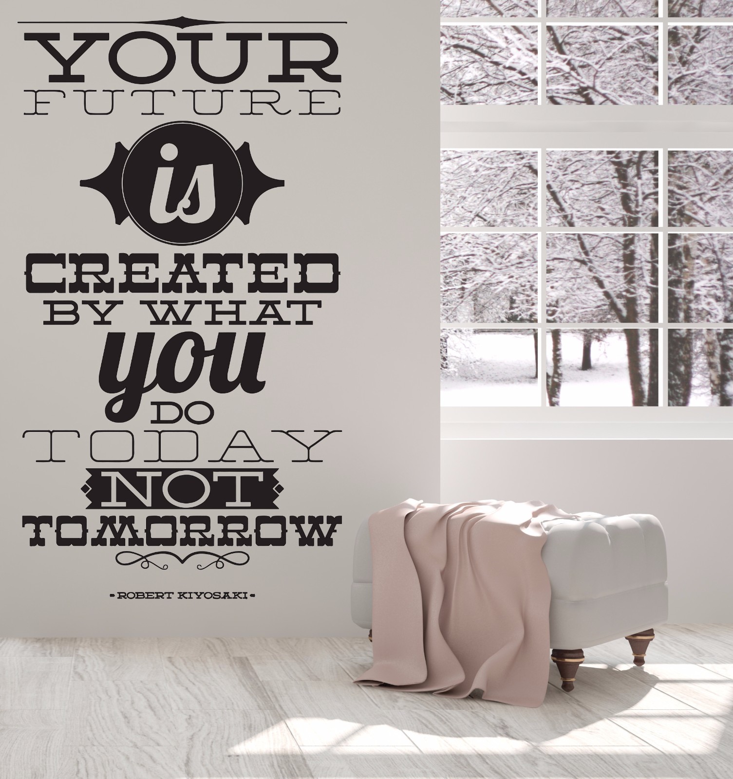 Vinyl Decal Wall Sticker Words Inspirational Phrase You Future Tomorrow (n917)
