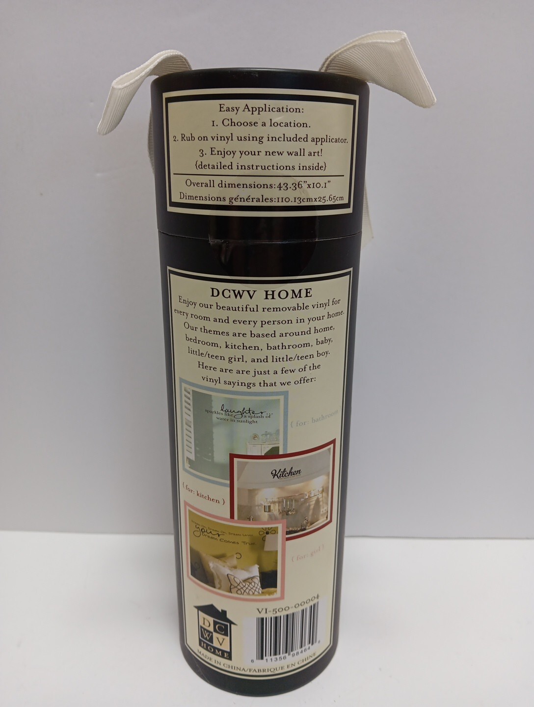 DCWV Home Removable Vinyl Wall Lettering NIB " faith …." 43.36" X 10.1"
