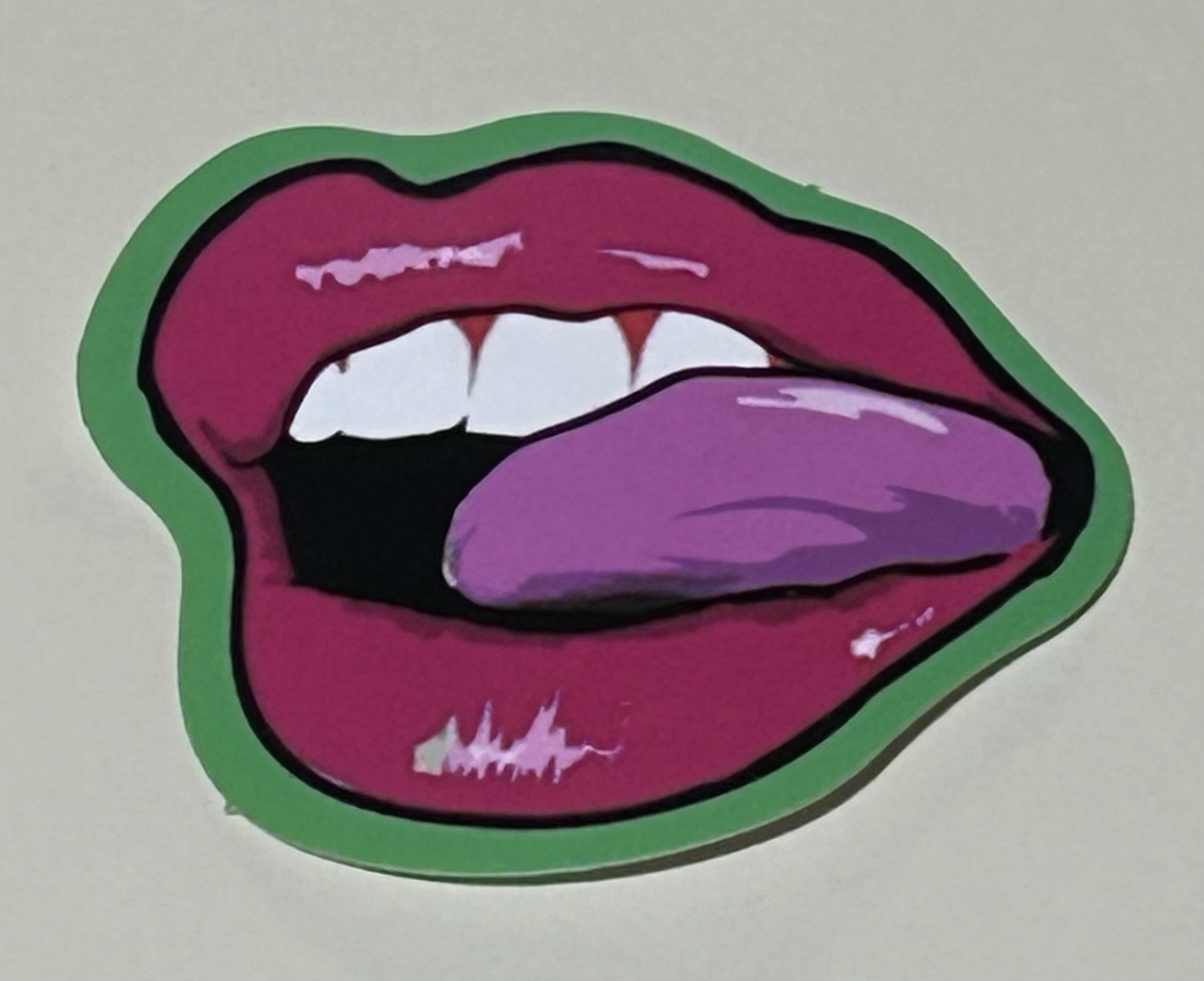 Decal Sticker Sensual Sexual Lip Lick 2.5”x2”in