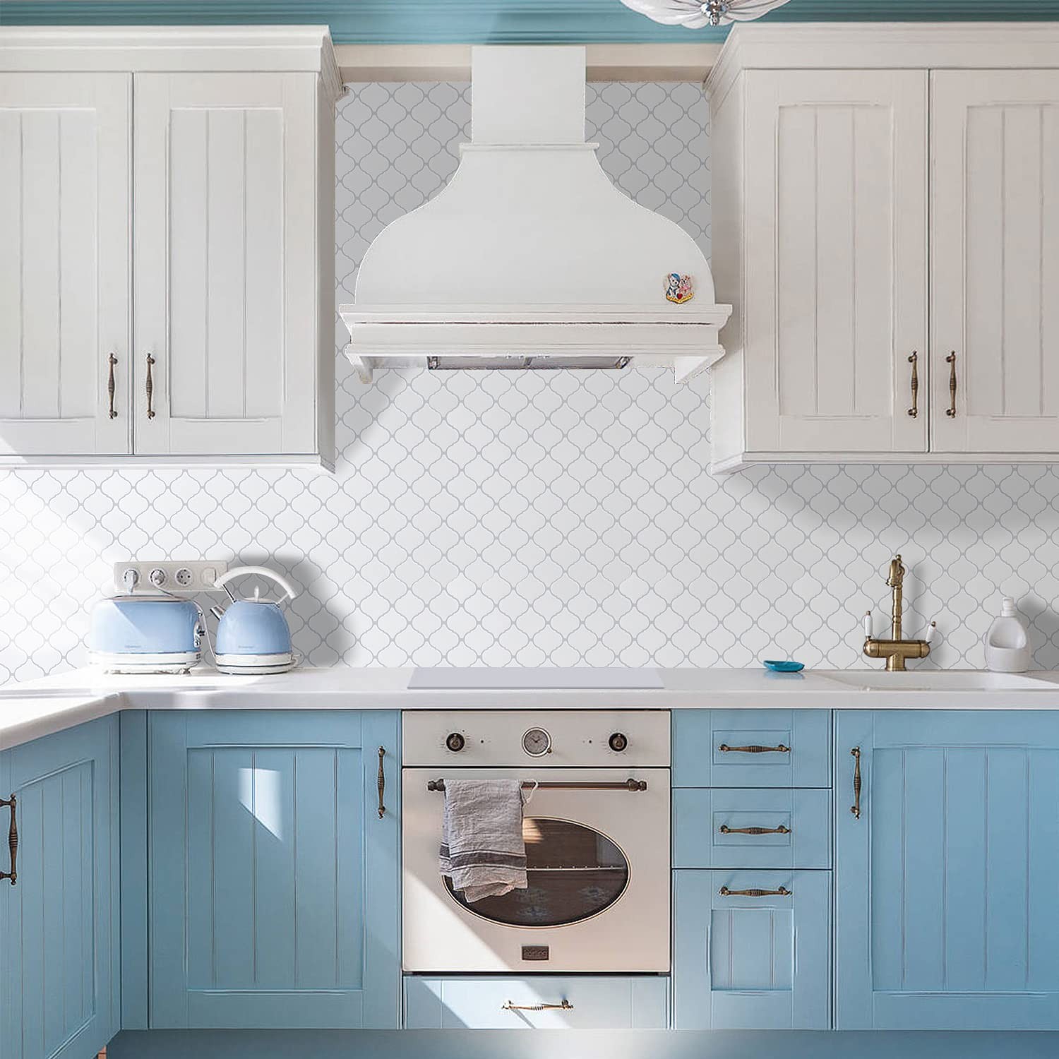 Peel and Stick Backsplash Tile 12"x12" Vinyl 2-3mm Thick Self Adhesive – Easy