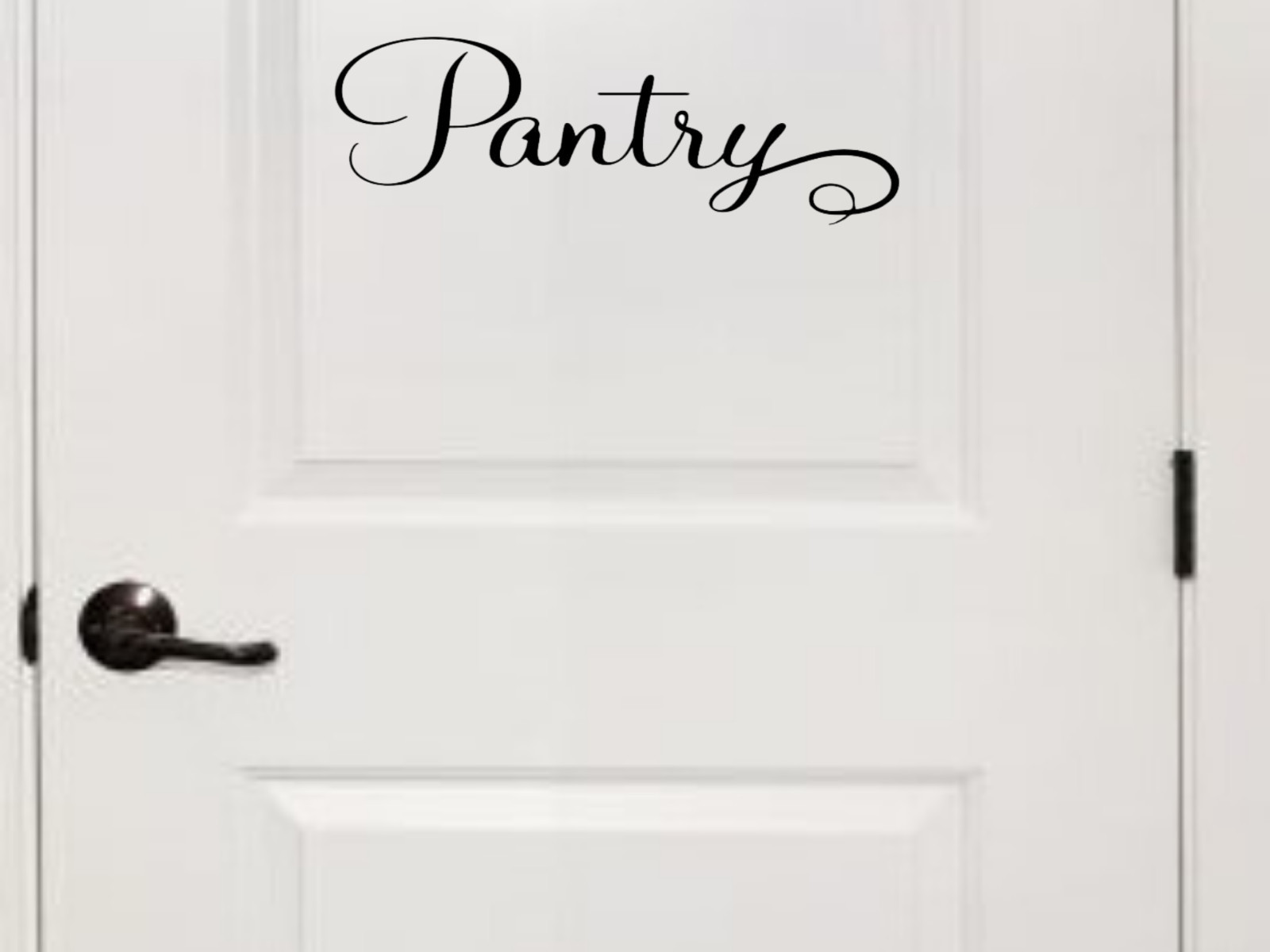Pantry Sign Vinyl Decal Sticker Door Wall Home Inside or Outside