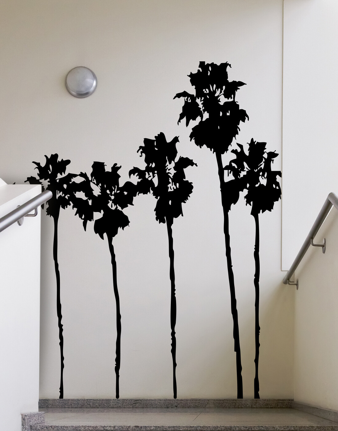 SoCal Roll of Palm Trees Wall Decal. LA, California Palm Trees. #169
