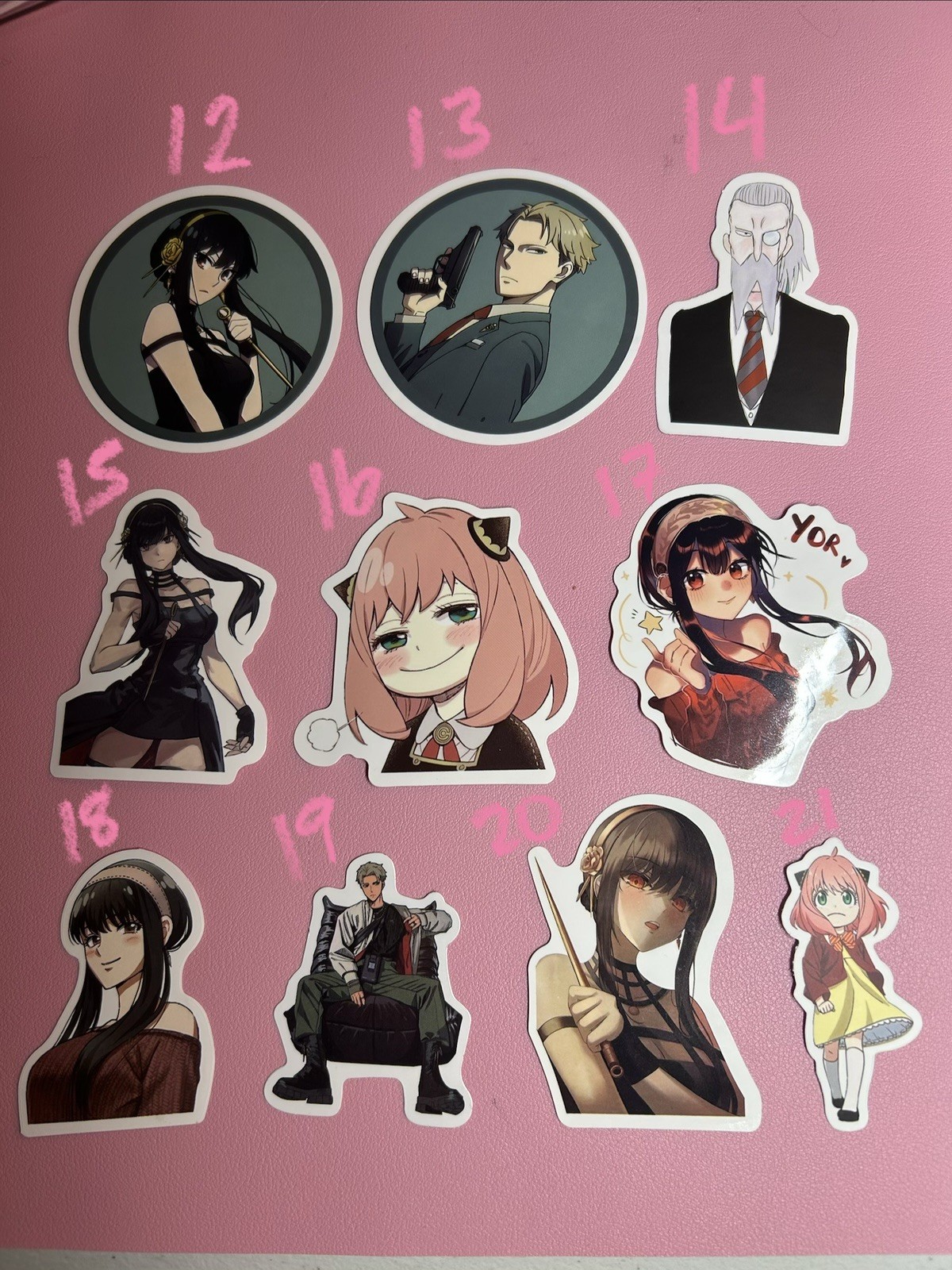 Spy X Family And More Anime Stickers
