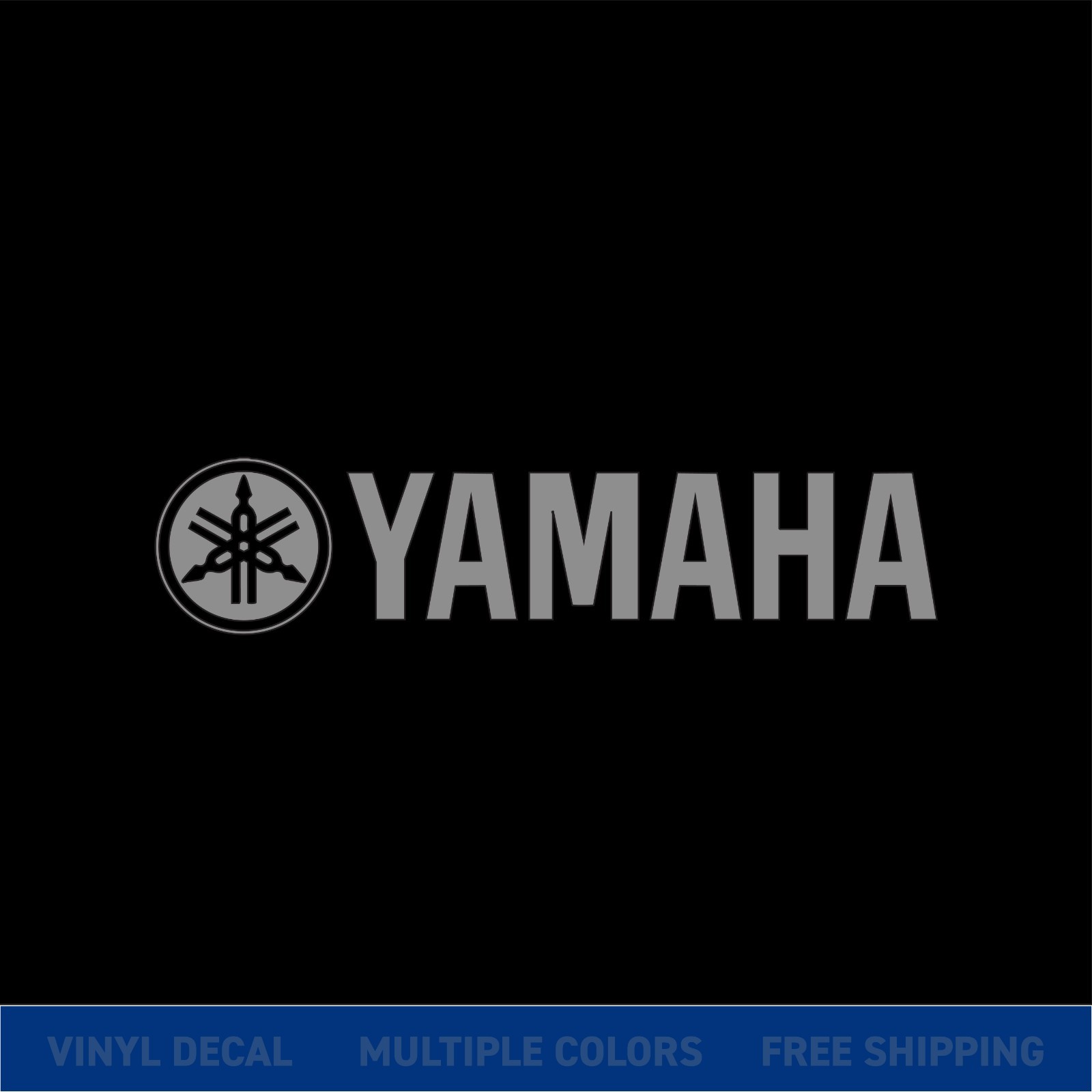 Yamaha Logo Vinyl Decal Sticker | Motorcycle Car Window Bike Graphic | xColors