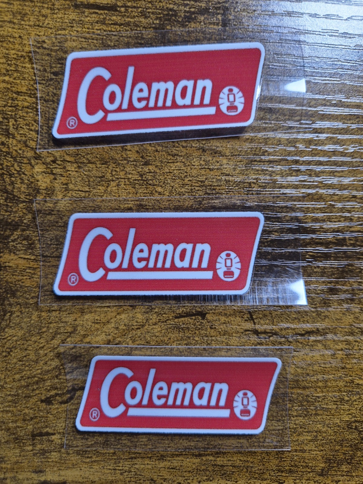 3 pc. Coleman Replacement Sticker Label Decal Lantern Stove 1971-1983