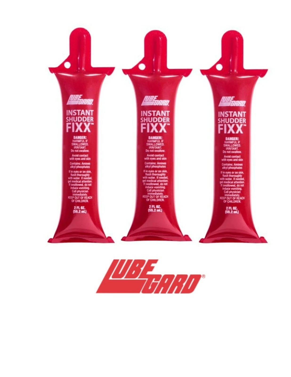 NEW LUBEGARD INSTANT SHUDDER FIXX Three (3 PC) 2 oz