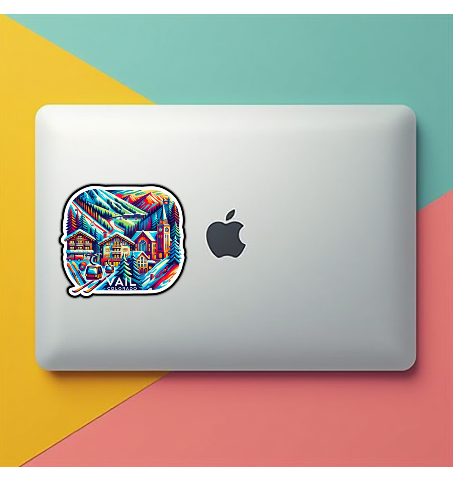 Vail Colorado Fridge Magnet or Laptop Sticker