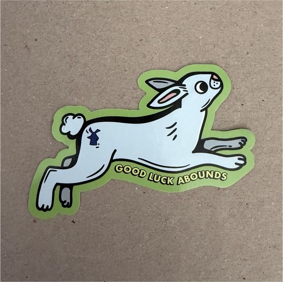 Dutch Bros Rabbit Sticker