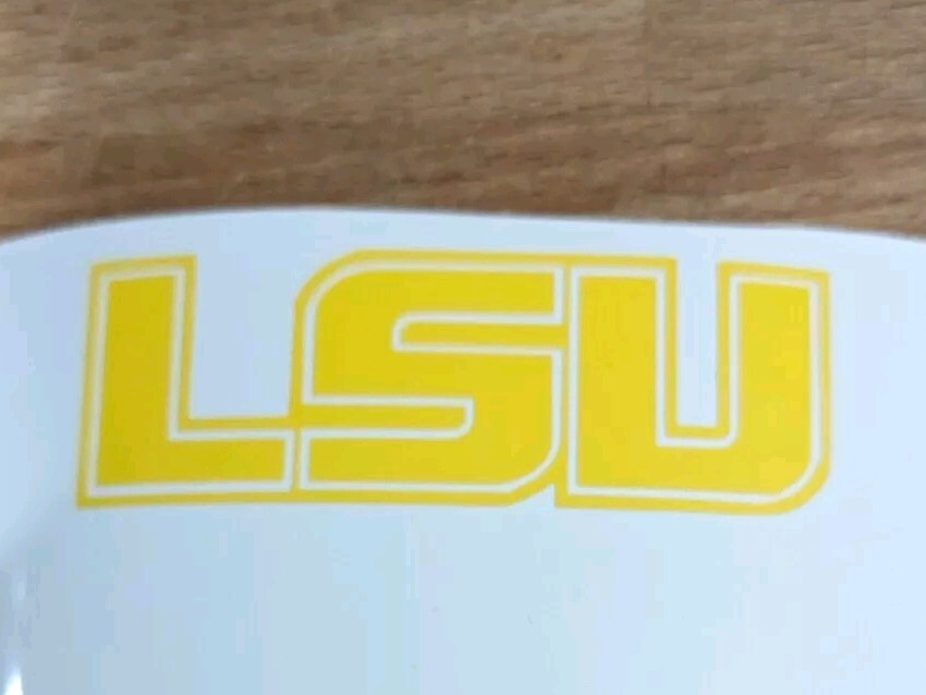 LSU Tigers vinyl decal