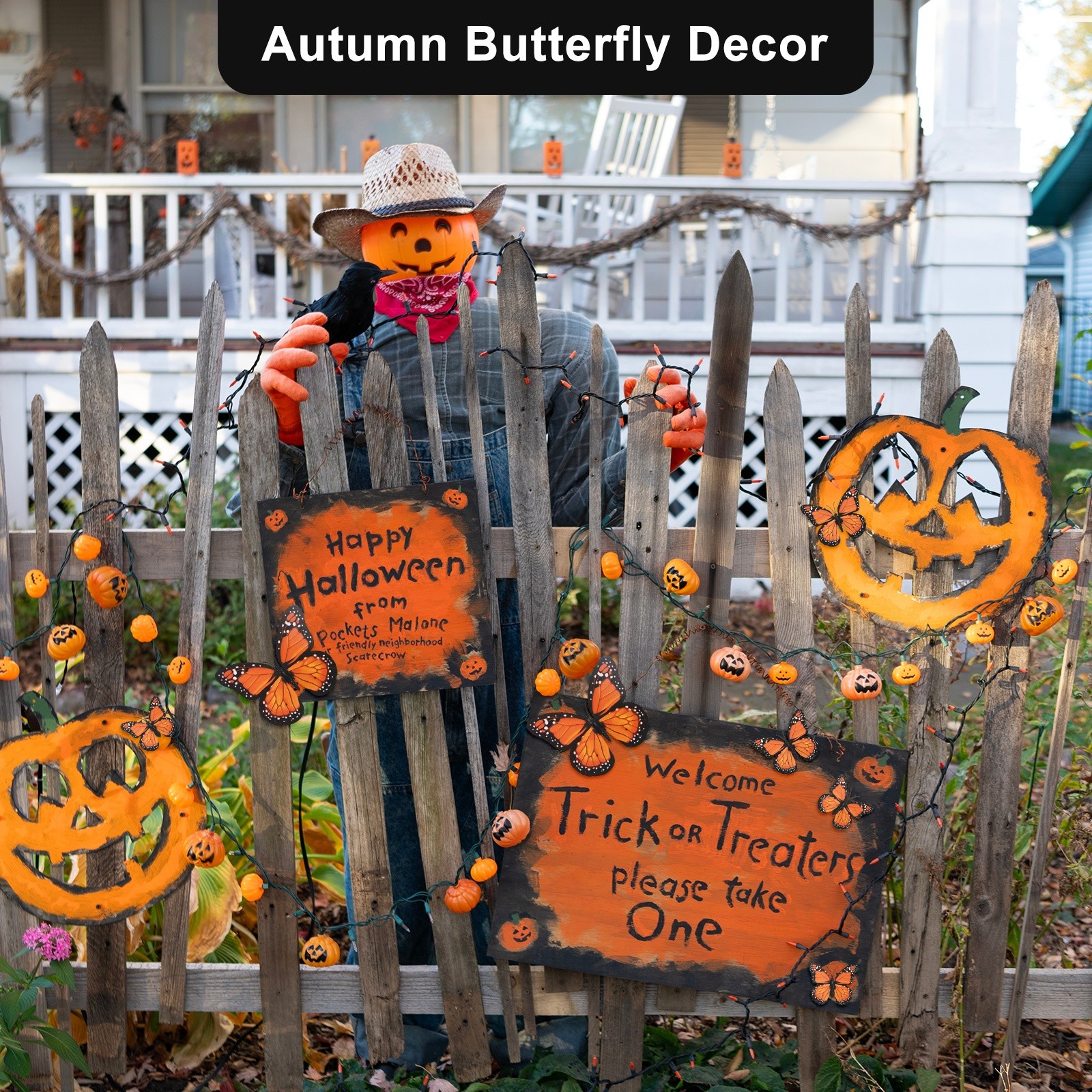 12 Pack Monarch Butterfly Decorations, 3D Wall Decor [Orange, 2.36"x1.97"]
