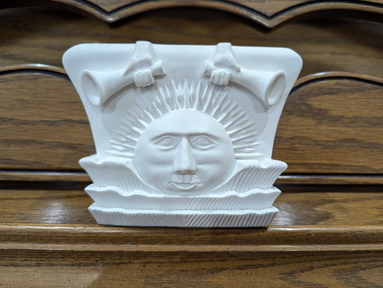 4.5" Statue Nauvoo Temple Sun stone replica Mormon Michael Rogers, Early Saints