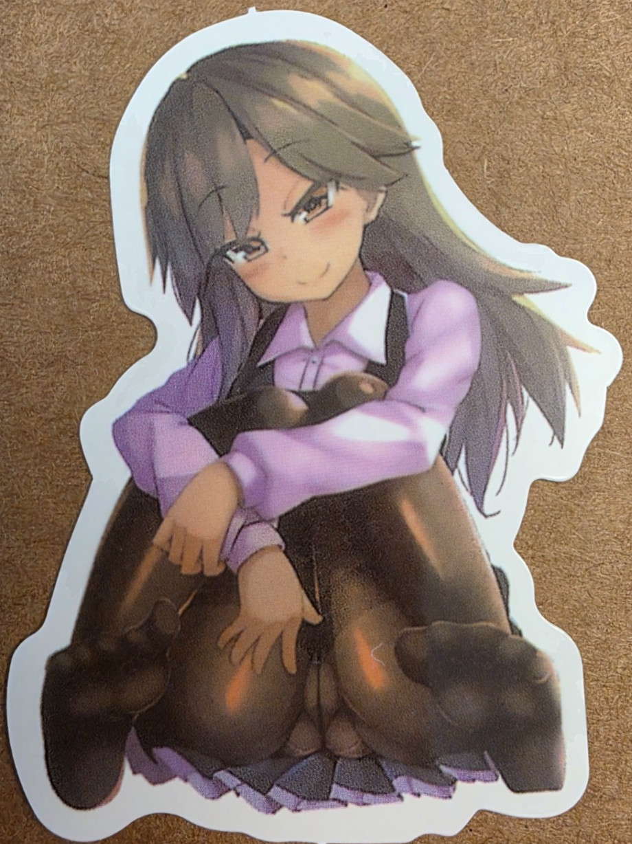Waifu Sticker Girl Idol Princess Formal Date Game Art Anime Manga Pinup Pin Up