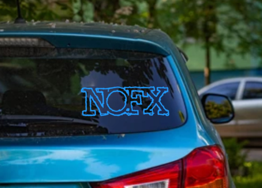 NOFX Car Decal Vinyl Band Logo Glossy Bumper Sticker Punk Rock Bad Religion