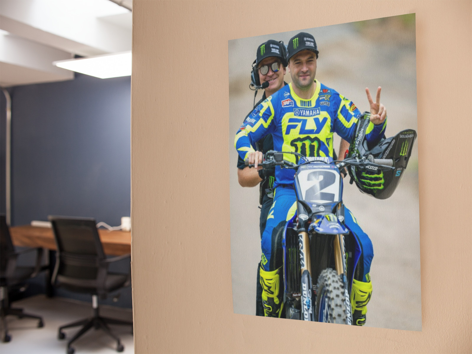 Motocross Southwick Racing Dirt Bike Wall Vinyl Decal Poster Print Removable