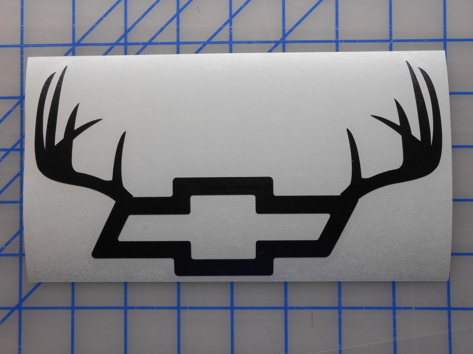 Chevy Antlers Emblem Sticker Decal 5.5" 7.5" 11" Off Road Bowtie Silverado Lift