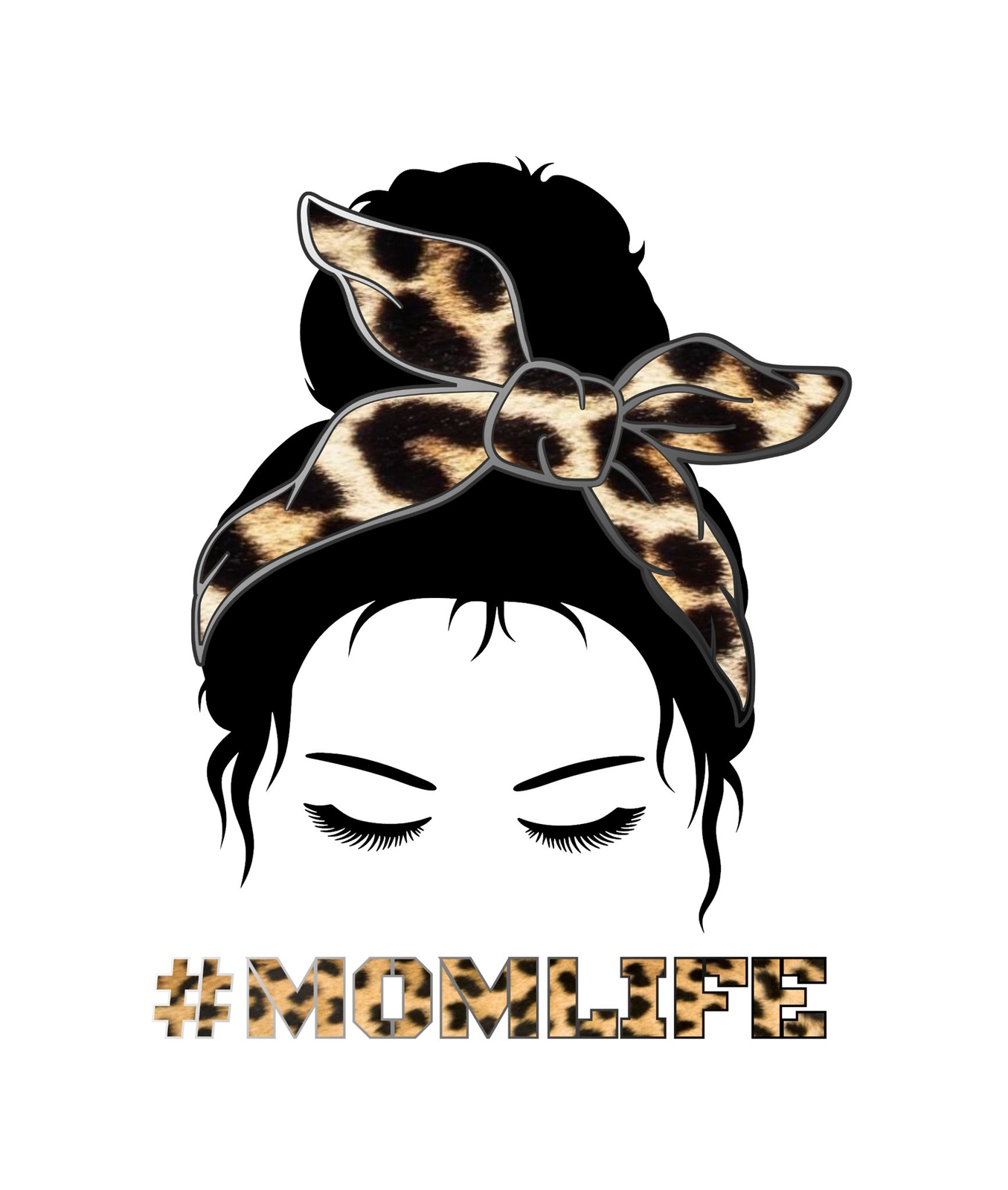 Momma Decal Mom Life Hairstyle Decal For Mom's Decals For Mom's Vinyl Sticker