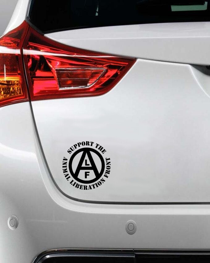 Animal Liberation Front Die Cut Vinyl Sticker – Decal Car Rights Welfare Vegan