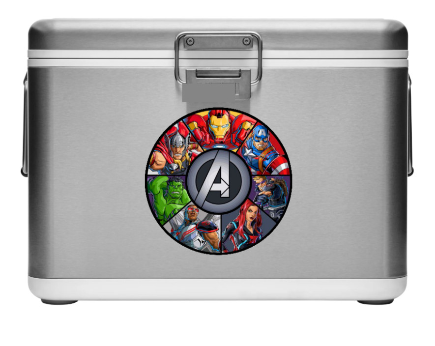 Avengers – Comic Book Characters – 4" Vinyl Decal/Sticker Car Window Cooler Bar