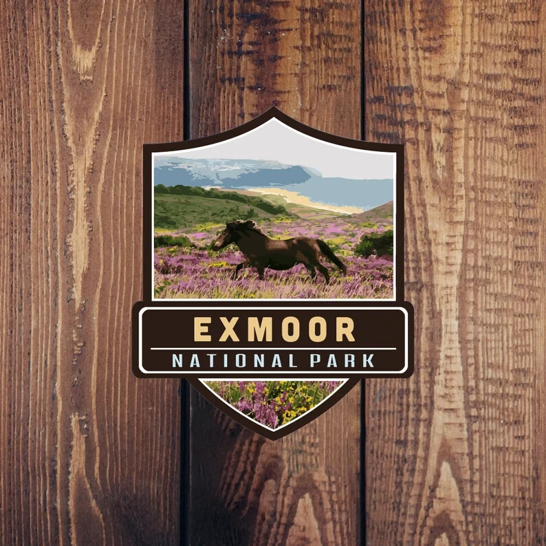 Exmoor National Park Sticker – Adventure Travel Collection