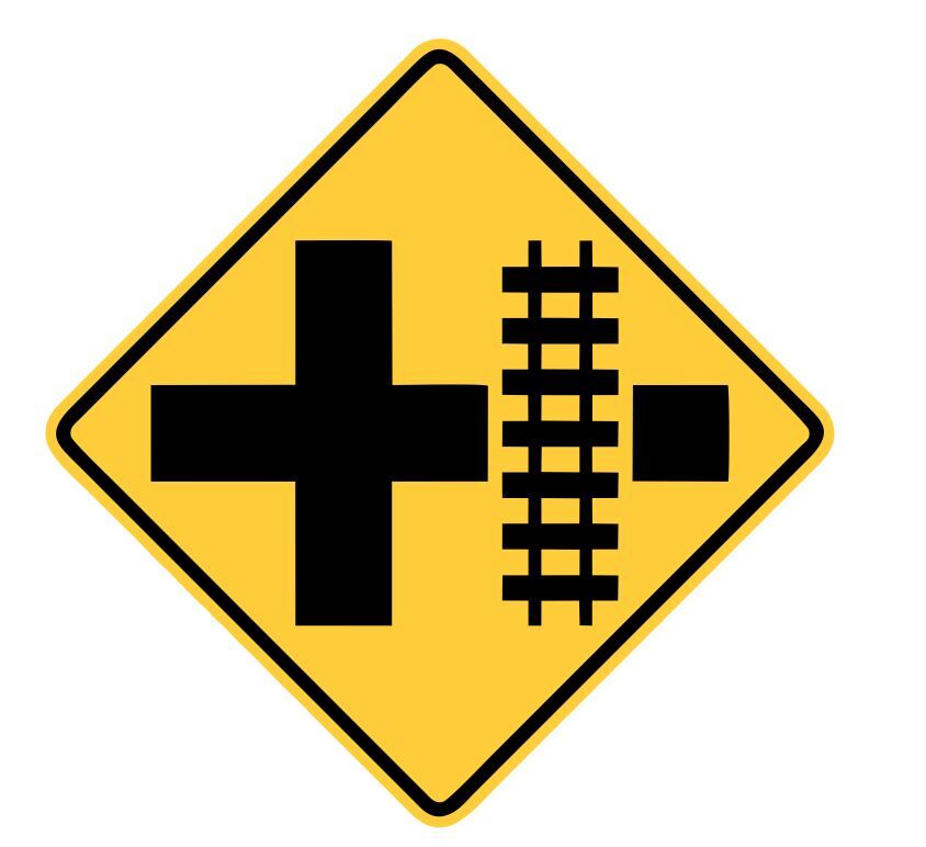 Advance Warning Railroad Railway Train Sticker Decal R7314