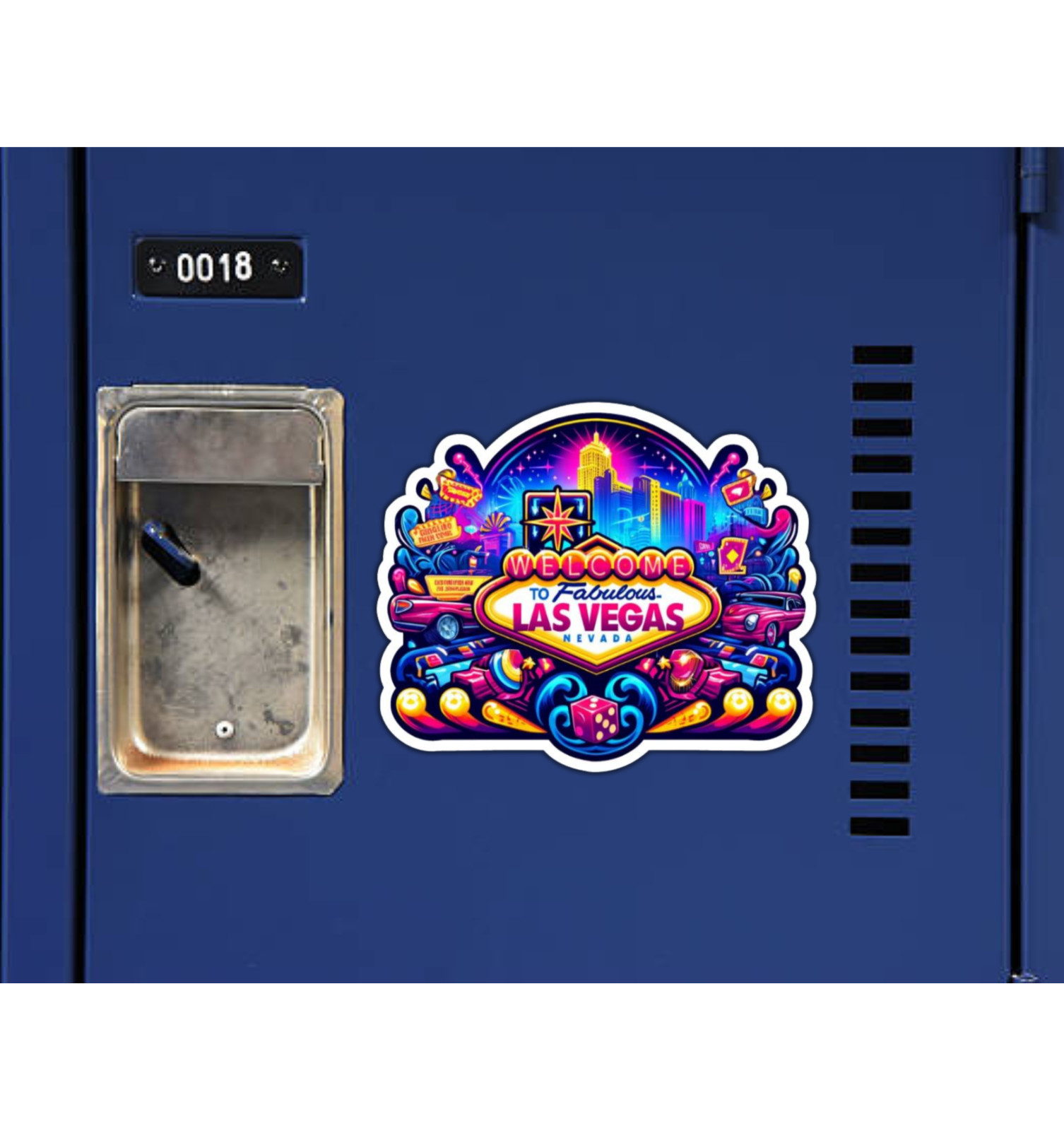 Las Vegas Nevada Fridge Magnet or Laptop Sticker