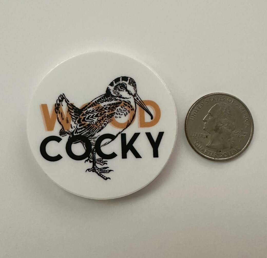 American Woodcock ‘wood cocky’ Vinyl Sticker Laptop Water bottle 2”