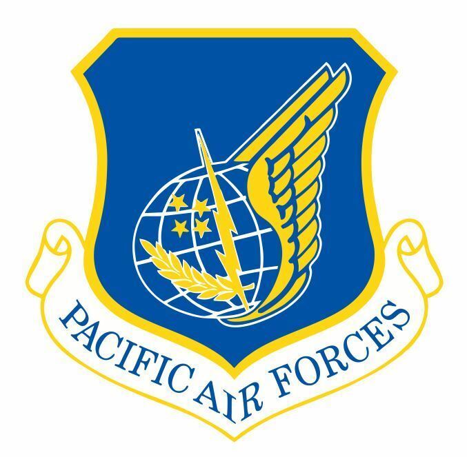 US Air Force Pacific Air Force Sticker Decal M638