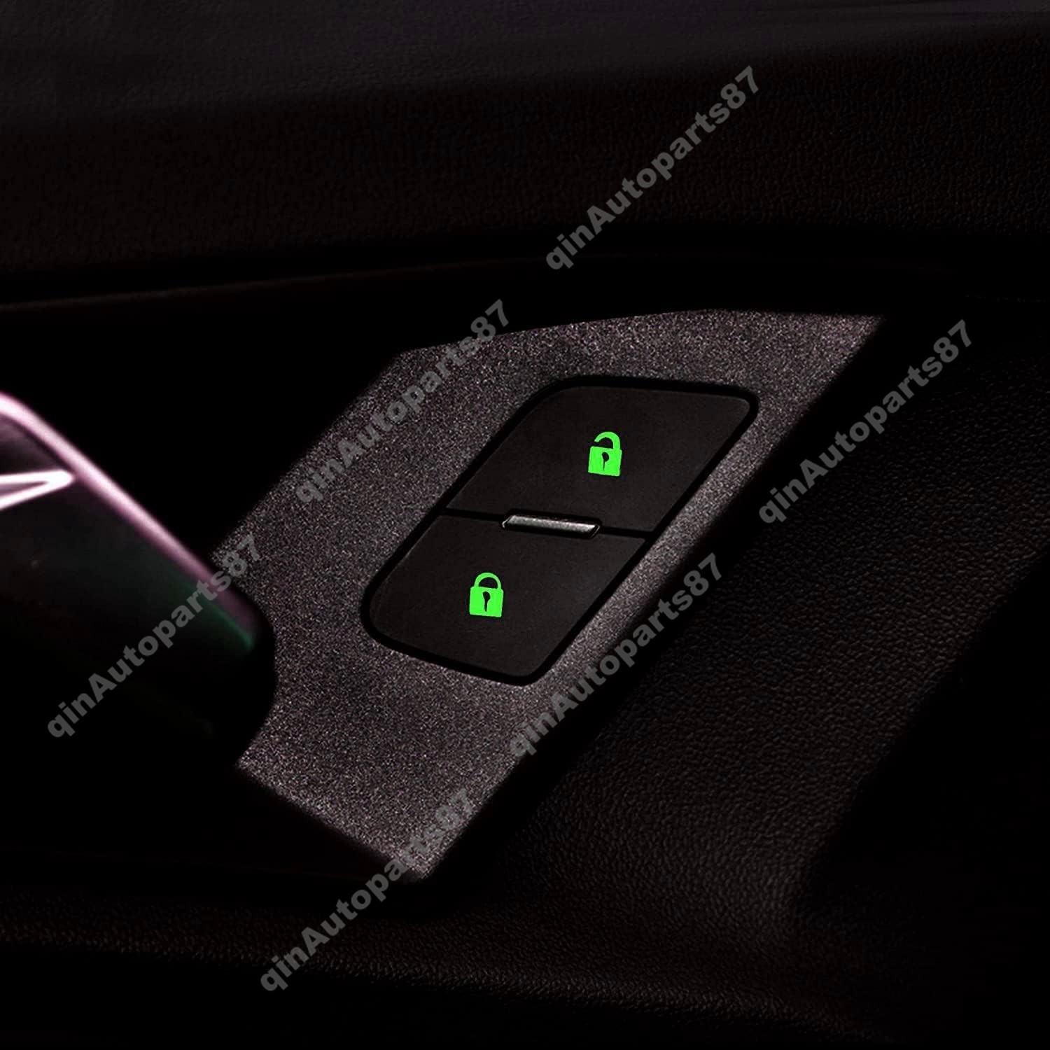 Car Sticker Car Door Window Switch Luminous Sticker Night Safety Accessories