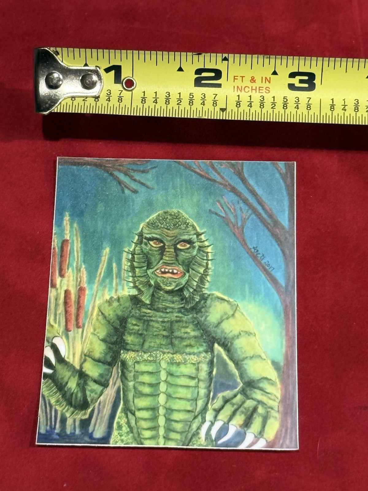 Creature From The Black Lagoon Sticker, Classic Movie Monster, Famous Monsters